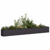 vidaXL Planter Black 360x40x40 cm Cold-rolled Steel
