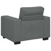 vidaXL 2 Piece Sofa Set with Cushions Dark Grey Fabric