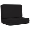 vidaXL Folding Floor Chair Black Faux Leather