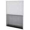 vidaXL Plisse Insect Screen for Windows Aluminium 80x120 cm with Shade
