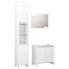 vidaXL Bathroom Furniture Set | White | Engineered wood | Medium