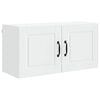 vidaXL Wall Cabinet PORTO White 80 x 31 x 40 cm Engineered Wood