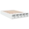 vidaXL Bed Frame without Mattress White 135x190 cm Double