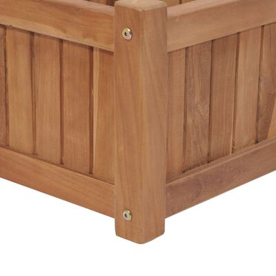 vidaXL Raised Bed 200x30x25 cm Solid Teak Wood