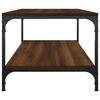 vidaXL Coffee Table Brown Oak 80x50x40 cm Engineered Wood