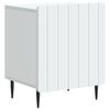 vidaXL Bedside Cabinet White 43 x 34.5 x 52 cm Engineered Wood