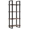 vidaXL Bookcase | Mixed colour | Solid reclaimed wood and powder-coated iron