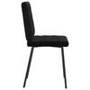 vidaXL Dining Chairs 6 pcs Black Velvet