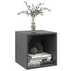 vidaXL Wall Cabinets 2 pcs Grey 37x37x37 cm Engineered Wood