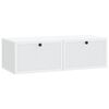 vidaXL Wall-Mounted TV Cabinet White 98 x 41 x 30 cm Engineered Wood