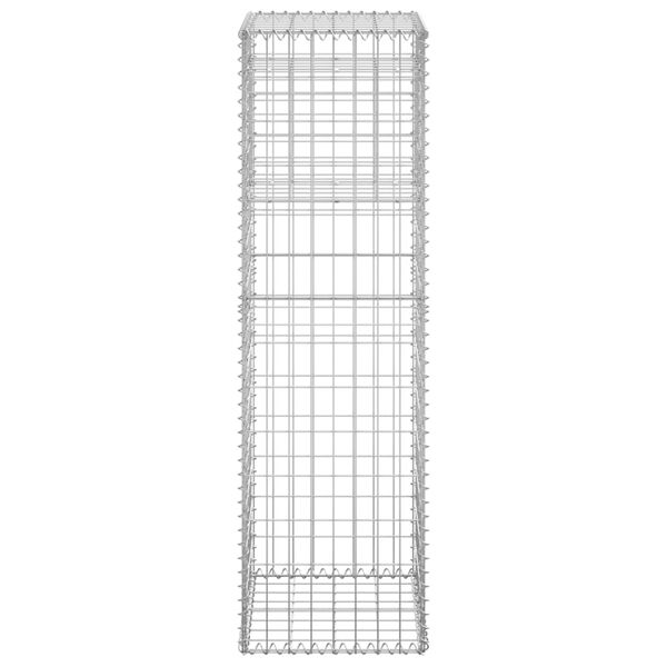 vidaXL Gabion Basket Post 40x40x140 cm Iron