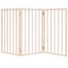 vidaXL Dog Gate Foldable 3 Panels 150 cm Poplar Wood