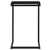 vidaXL Side Table Black 40x40x60 cm Tempered Glass