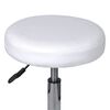 vidaXL Office Stools 2 pcs White 35.5x84 cm Faux Leather