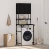 vidaXL Washing Machine Cabinet Black oak 68 x 48.5 x 194 cm