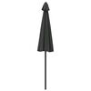vidaXL Garden Parasol with Aluminium Pole 270 cm Anthracite