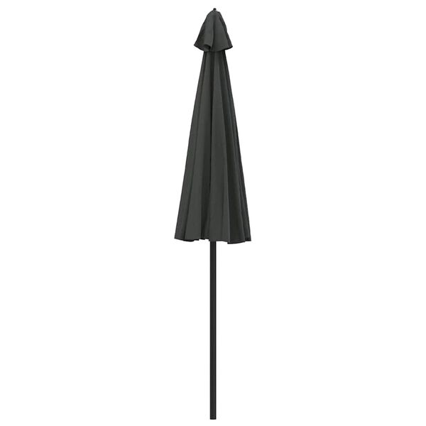 vidaXL Garden Parasol with Aluminium Pole 270 cm Anthracite