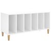 vidaXL Record Cabinet White 100x38x48 cm Engineered Wood