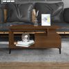 vidaXL Coffee Table Brown Oak 90x49x45 cm Engineered Wood