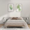 vidaXL Bed Headboard with Cabinets Concrete Grey Engineered Wood