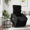 vidaXL Stand up Massage Recliner Chair Black Faux Leather