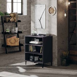 vidaXL Sideboard Grey 57x35x70 cm Engineered Wood