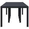 vidaXL Garden Table Anthracite 300 x 100 x 73 cm Poly Rattan