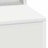 vidaXL Dressing Table White 100 x 41 x 135 cm Engineered Wood