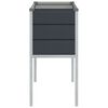 vidaXL Planter Anthracite 100 x 45 x 90 cm Galvanised Steel