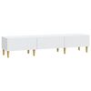 vidaXL TV Cabinet with Drawer White 147 x 34.5 x 30 cm Engineered Wood