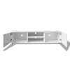 vidaXL TV Cabinet High-Gloss White 140x40.5x35 cm