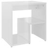 vidaXL Bed Cabinets 2 pcs High Gloss White 40x30x40 cm Engineered Wood