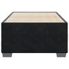 vidaXL Bed Frame without Mattress Black King Single Velvet
