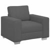 vidaXL Sofa Chair Dark Grey 100x77x82 cm Corduroy Fabric
