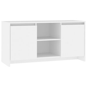 vidaXL Tv Cabinet | White | Engineered wood | 102 x 37.5 x 52.5 cm | TV Cabinet