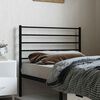 vidaXL Metal Replace Headboard Black 107 cm