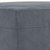 vidaXL Footstool Dark Grey 60x50x41 cm Velvet