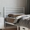 vidaXL Metal Replace Headboard White 90 cm