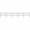 vidaXL Garden Fence with Spear Top Steel 838x100 cm Black