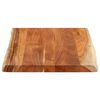 vidaXL Table Top 80x60x3.8 cm Rectangular&nbsp;Solid Wood Acacia Live Edge
