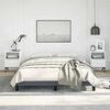 vidaXL Bed Frame without Mattress Dark Grey 137x190 cm Full Velvet