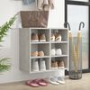vidaXL Shoe Cabinet Concrete Grey 52.5x30x50 cm
