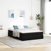 vidaXL Ottoman Bed with Mattress Black Double Velvet
