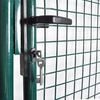 vidaXL Single Door Fence Gate 100x100 cm Powder-Coated Steel