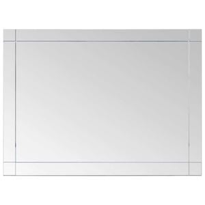 vidaXL Wall Mirror | Transparent | Glass | Medium | Decorative Inlays