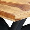 vidaXL Dining Table 180x90x75 cm Solid Acacia Wood