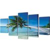 vidaXL Canvas Painting | Multicolour | Canvas, wood | Large | Wall mounting