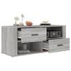 vidaXL TV Cabinet Grey Sonoma 100x35x40 cm Engineered Wood