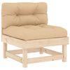 vidaXL 6 Piece Garden Lounge Set with Cushions Solid Wood