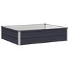 vidaXL Raised Garden Bed Anthracite 100 x 80 x 24 cm cold-rolled steel
